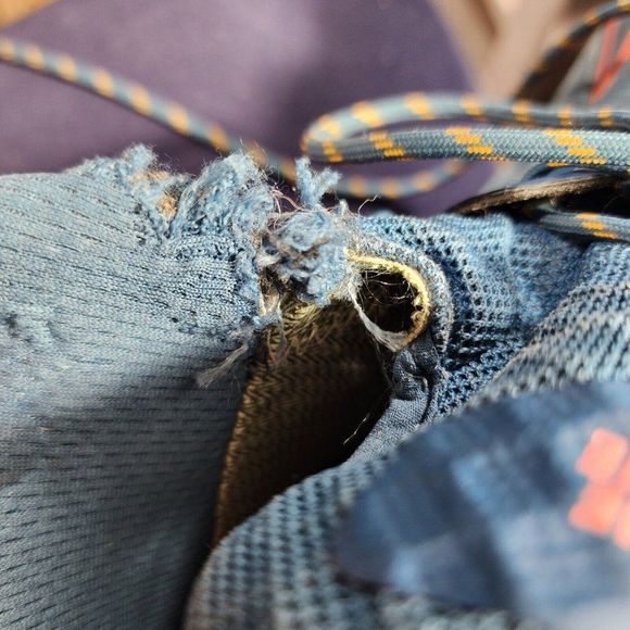 Hoka One One Tennine GTX Gore-Tex Moroccan Blue Hiking Shoes Mens size 12D Read! - Picture 8 of 12